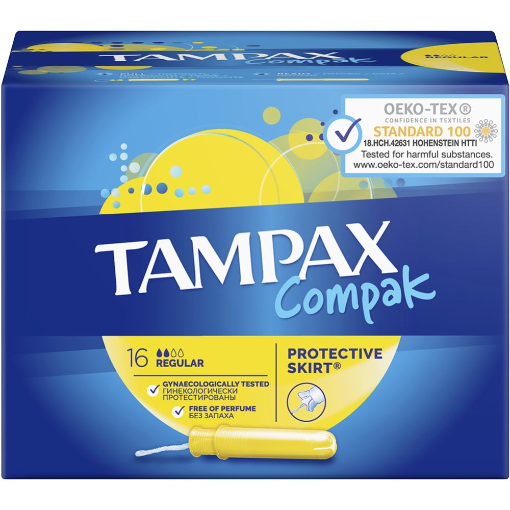 Женские гигиенические тампоны «Tampax Compak Regular» 16 шт #8