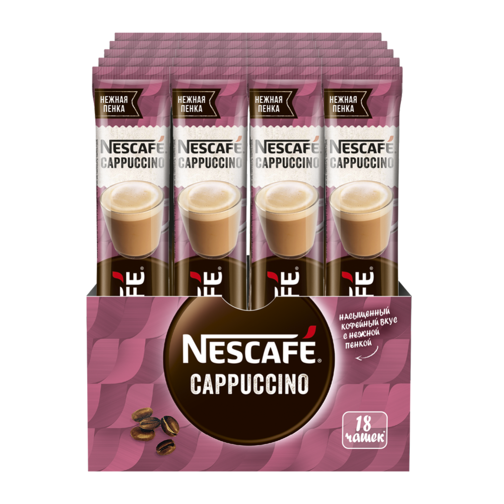 Уп. Кофейный напиток «Nescafe» капучино, 18х18 г #2