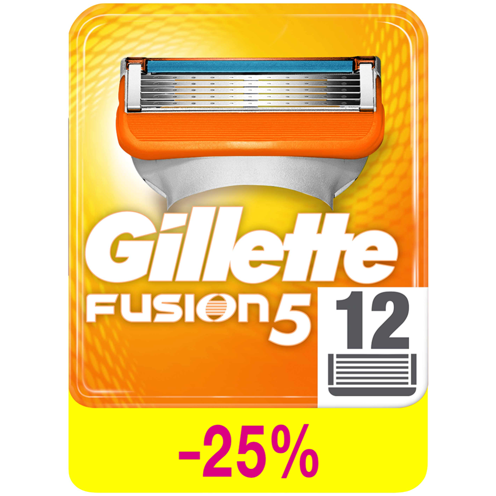 Сменные кассеты для бритья «Gillette» Fusion, 12 шт #0