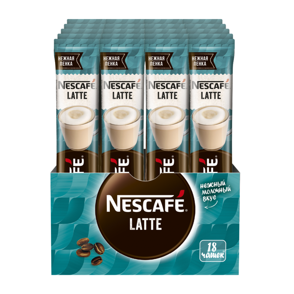 Уп. Кофейный напиток «Nescafe» латте, 18х18 г #2