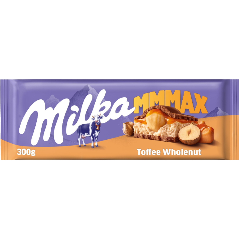 Шоколад «Milka» молочный, карамель и фундук, 300 г