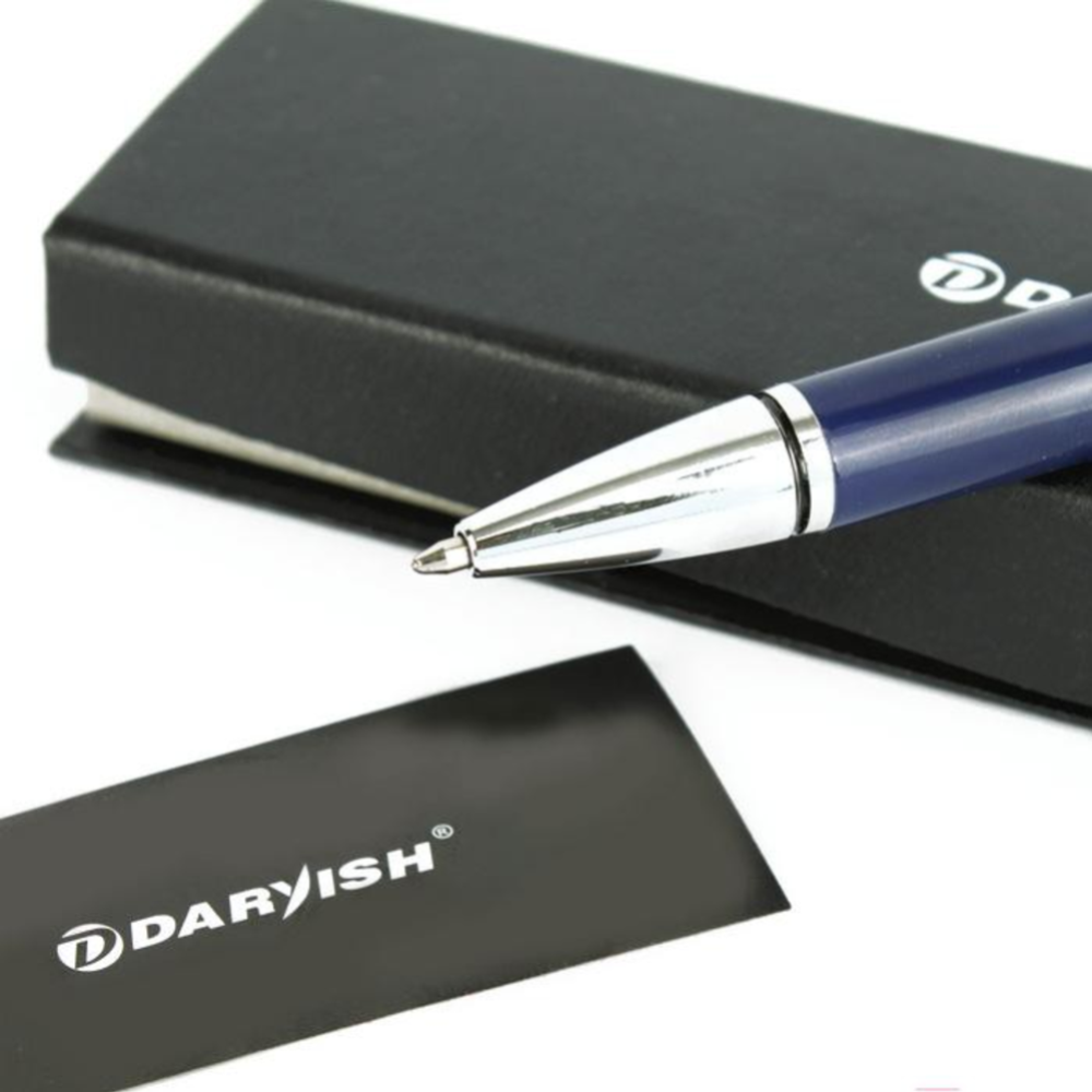 Ручка подарочная «Darvish» DV-3282, синий/серебро