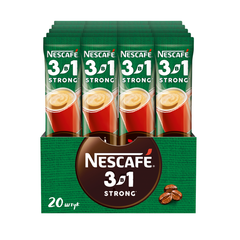 Уп. Кофейный напиток растворимый «Nesсafe» 3 в 1 крепкий, 20х14.5 г #1