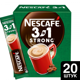Уп. Ко­фей­ный на­пи­ток рас­тво­ри­мый «Nesсafe» 3 в 1 креп­кий, 20х14.5 г