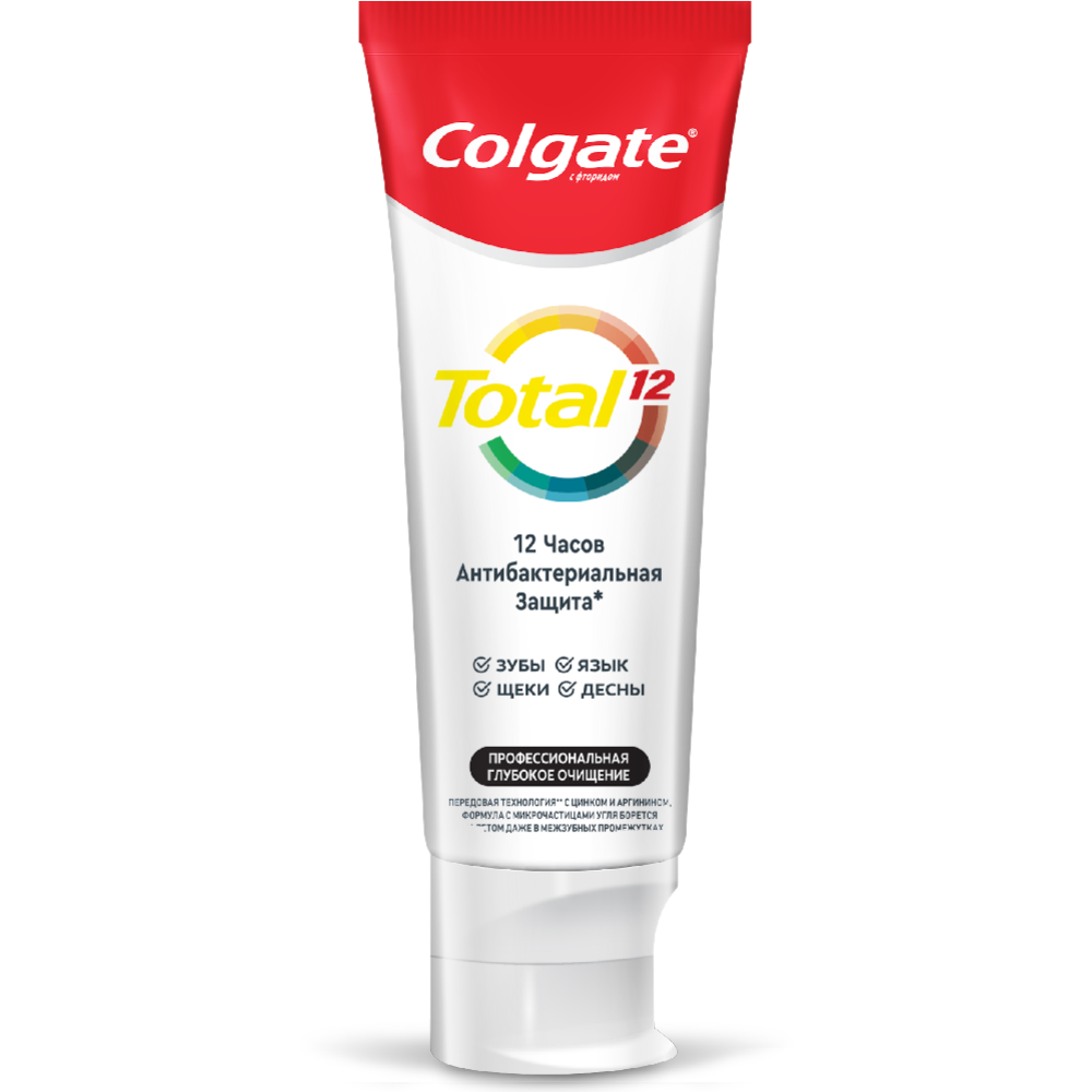 Зубная паста «Colgate» Total 12, глубокое очищение, 75 мл