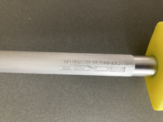 Мусат для заточки и правки ножей 25 см желтая ручка EICKER арт. 4690325.