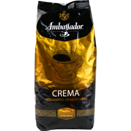 Кофе «Ambassador» натуральный, жареный в зёрнах, Crema, 1000 г