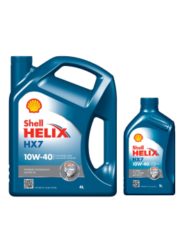 Моторное масло Shell Helix HX7 10W-40 5л (или комплект 4л+1л)