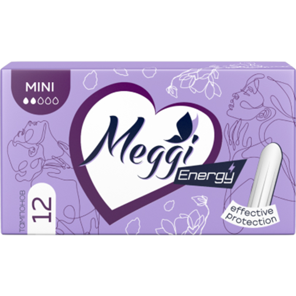 Там­по­ны «Meggi» Energy Mini, MEGBM 00112, 12 шт