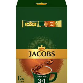 Уп. Напиток кофейный «Jacobs» 3в1 со вкусом карамели, 24х15 г