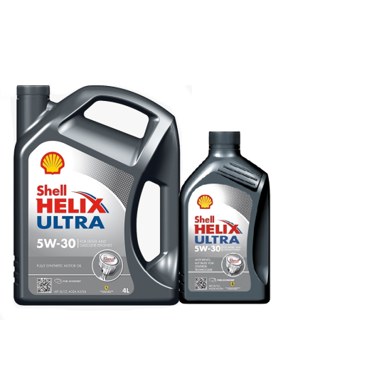 Моторное масло Shell Helix Ultra 5W-30 5л (комплект 4л+1л) 5w30