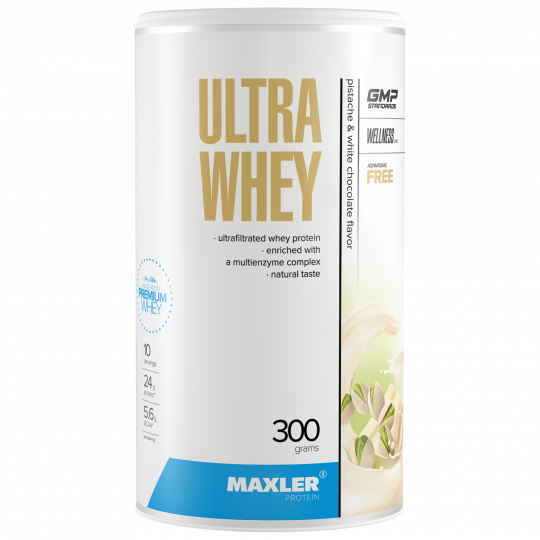 Протеин Maxler Ultra Whey 300 g (can) - Pistache and White Chocolate