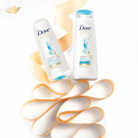 Шампунь для волос «Dove hair therapy » объем и восстановление, 250 мл