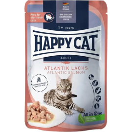 Корм для кошек «Happy Cat» Culinary Meat in Sauce AtlantikLachs, 70748, атлантический лосось, 85 г