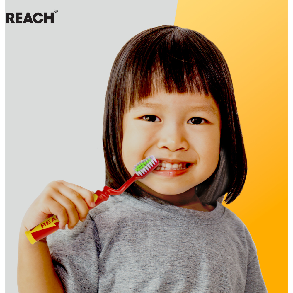 Зубная щетка детская «Reach» Wonder Grip, 6-12 лет