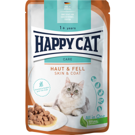 Корм для кошек «Happy Cat» Care Meat in Sauce Haut & Fell, 70754, 85 г