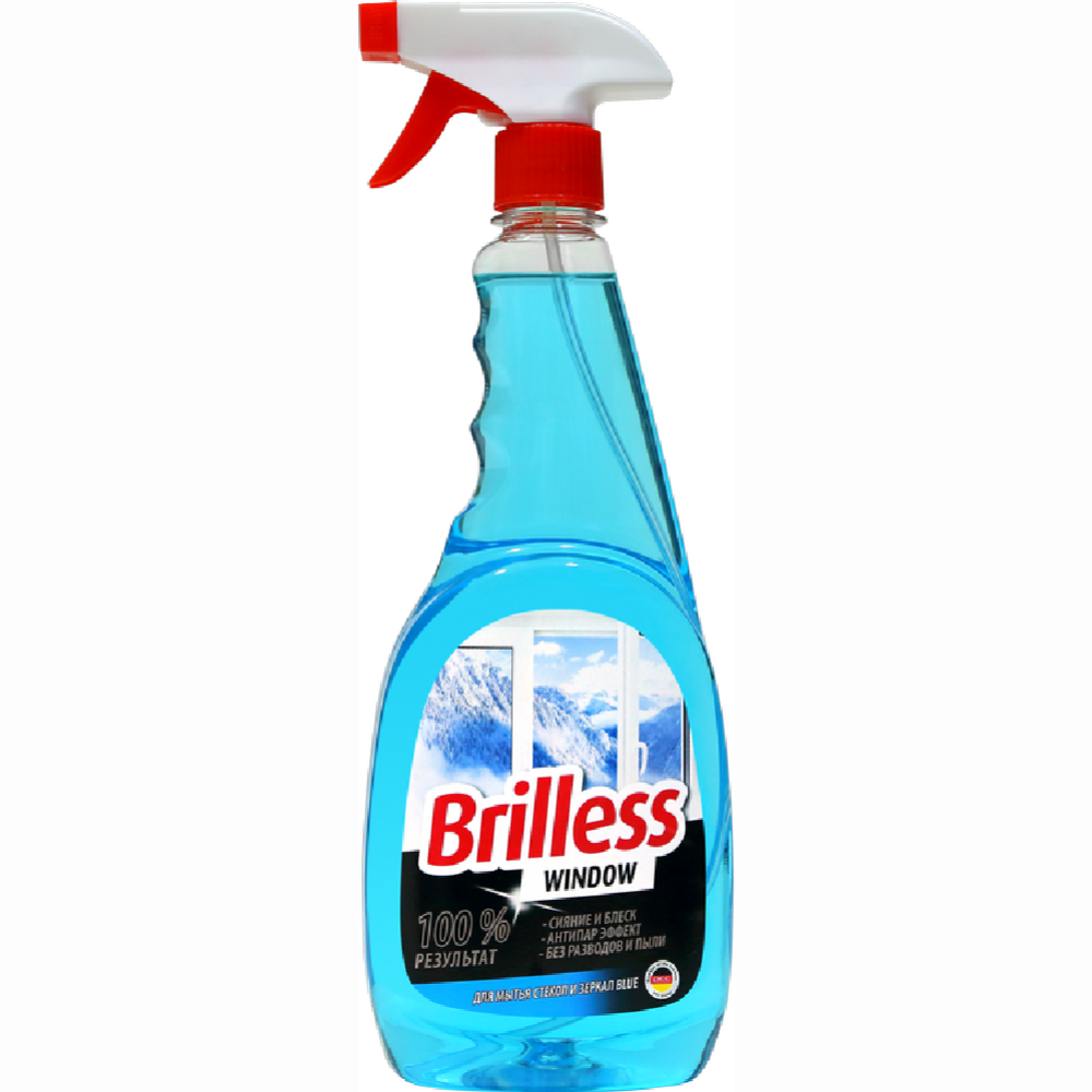 Средство для мытья стекол «Brilless» Blue, 750 мл