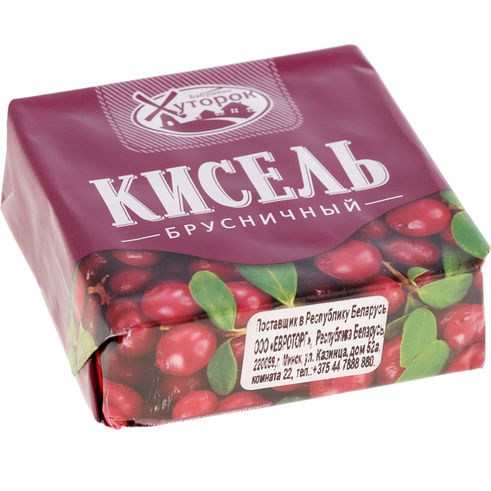 Кисель «Бабушкин хуторок» брусничный, 180 г купить в Минске: недорого в  интернет-магазине Едоставка