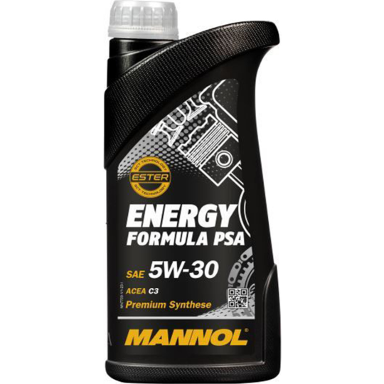 Масло моторное «Mannol» Energy Formula PSA SAE 5W-30 ACEA C3, 7703, 1 л