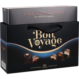 Набор конфет «Bon Voyage» Premium, синий, 370 г