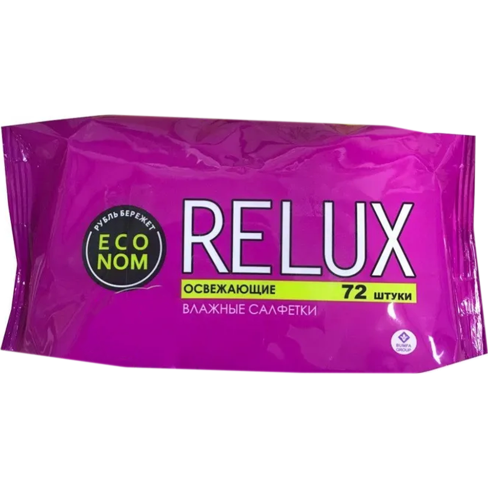 Влажные салфетки «Relux» освежающие, 72 шт