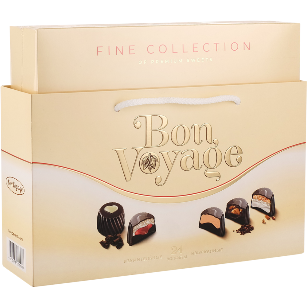 Набор конфет «Bon Voyage» Premium, молочный, 370 г #0