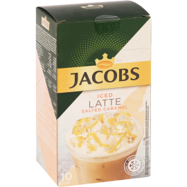 Уп. Кофейный напиток растворимый «Jacobs» Айс Латте, соленая карамель, 10х21.3 г