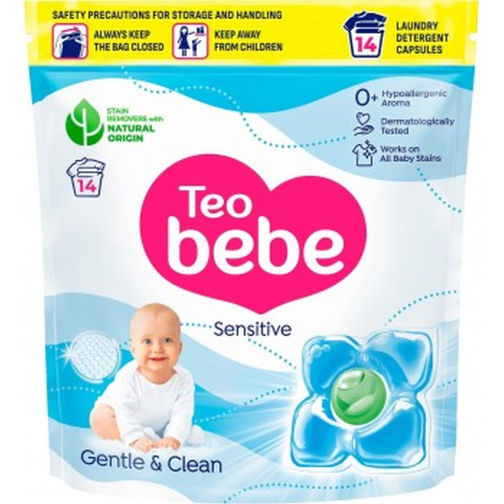 ЖМС для детского белья «Teo Bebe» в капсулах, 14 шт