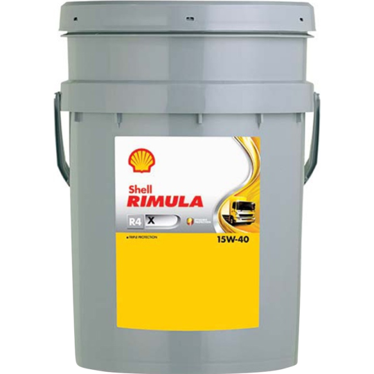 Масло моторное «Shell» Rimula R4 X 15W-40, 20 л