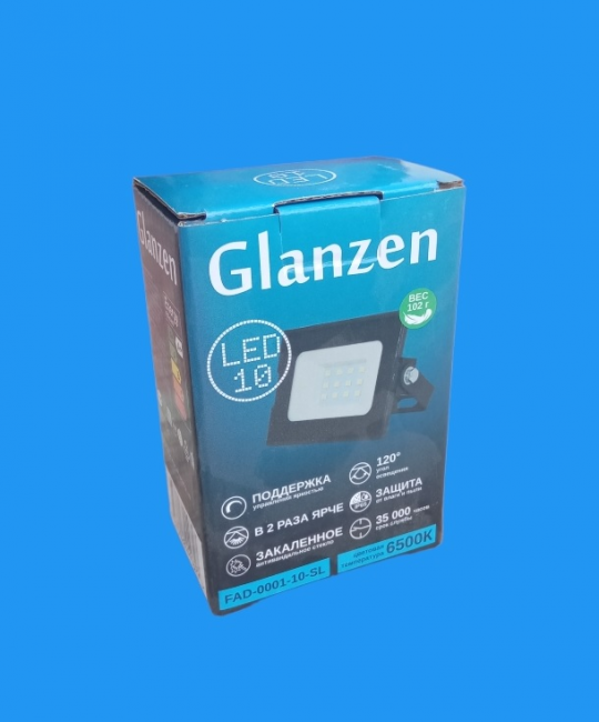 Светодиодный прожектор 10Вт Glanzen