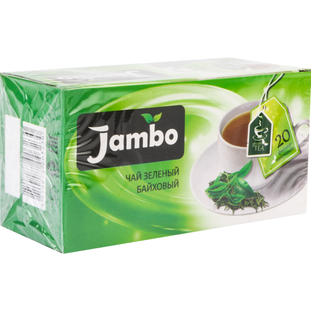 Чай зе­ле­ный «Jambo» бай­хо­вый, 20х1.2 г