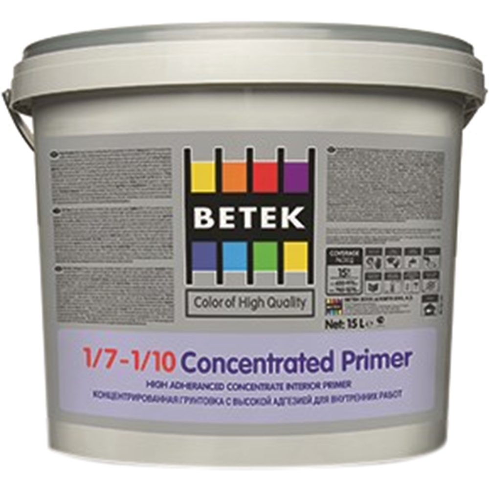 Картинка товара Грунтовка «Betek» 1/7-1/10 Concentrated Primer, 15 л