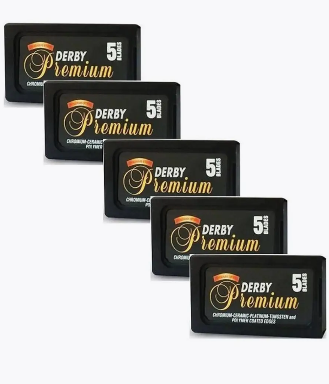 Сменные лезвия Derby Premium 5 упаковок по 5 шт.