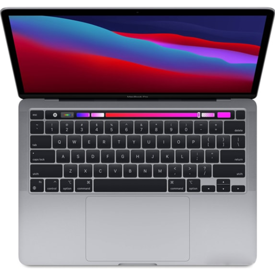 Ноутбук «Apple» MacBook Pro 13 M1 2020 256GB, MYD82, серый космос