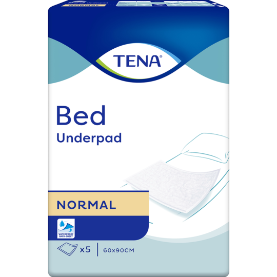 Простыни влаговпитывающие «Tena Bed Underpad Normal» 60х90 см, 5 шт