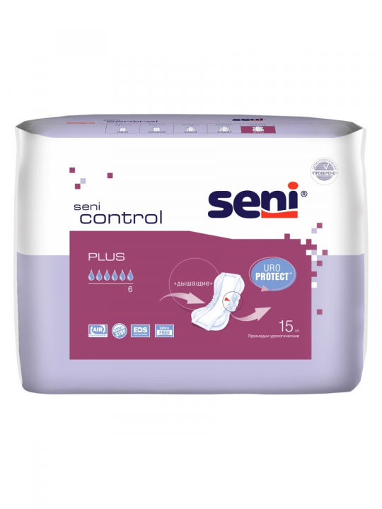 Урологические прокладки Seni Control Plus 15 шт