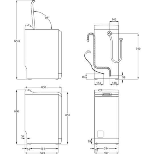 Стиральная машина «Electrolux» EWT0862IFW