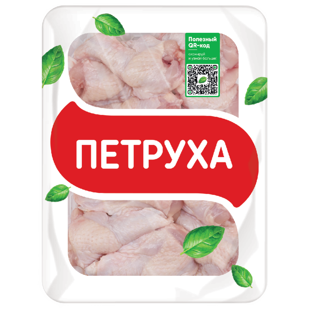 Пле­че­вая часть тушки цыплят-брой­ле­ров «Пет­ру­ха» охла­жден­ная, 750 г