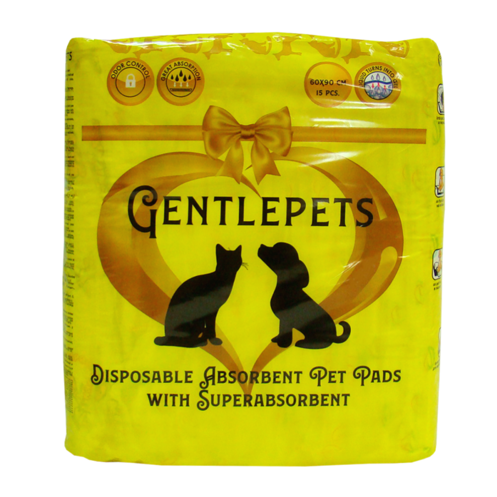 Пеленки для животных «Gentlepets» 60х90 см, 15 шт
