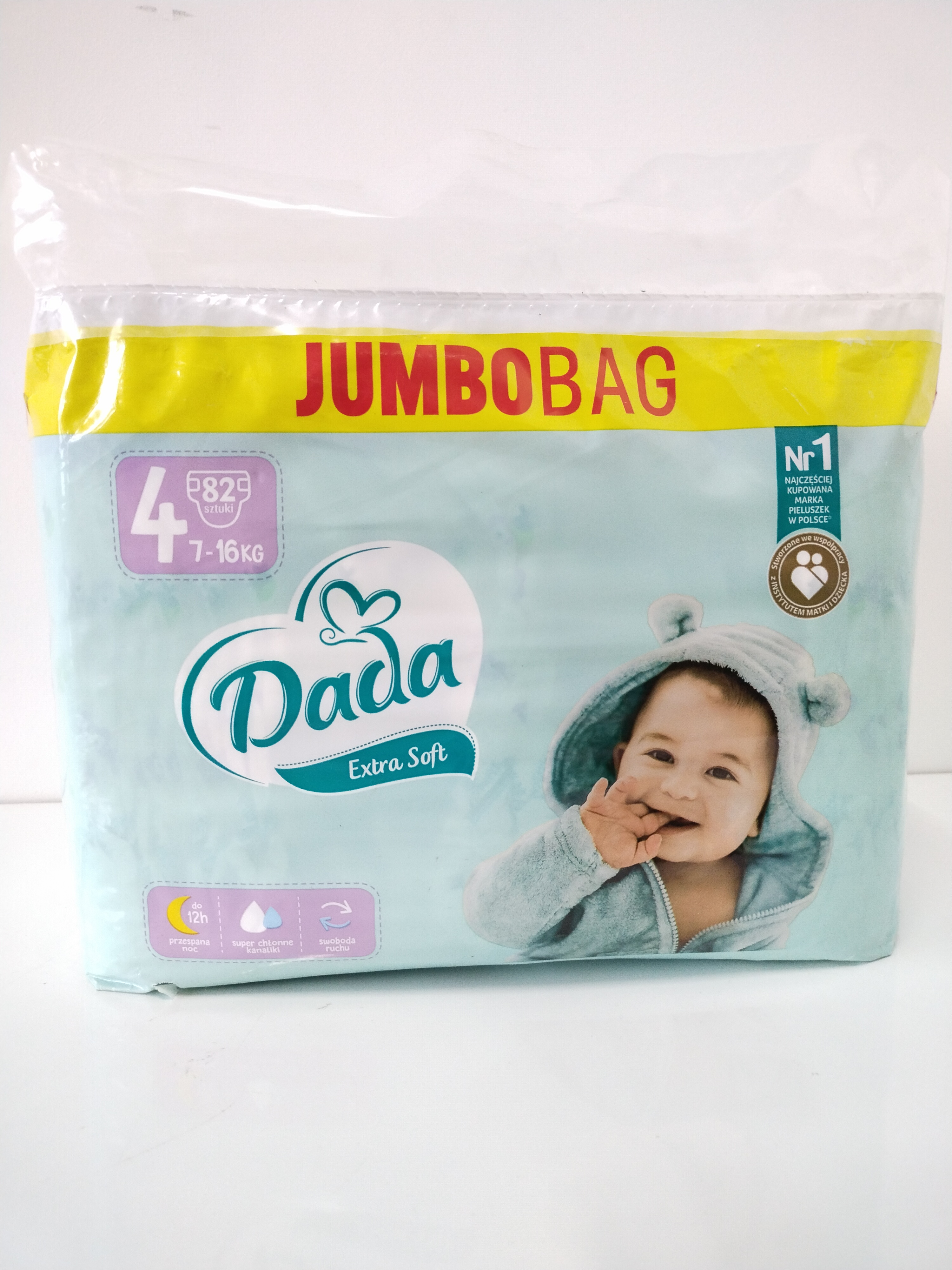 Под­гуз­ни­ки дет­ские «Dada» Extra Soft, размер Maxi 4, 7-16 кг, 82 шт