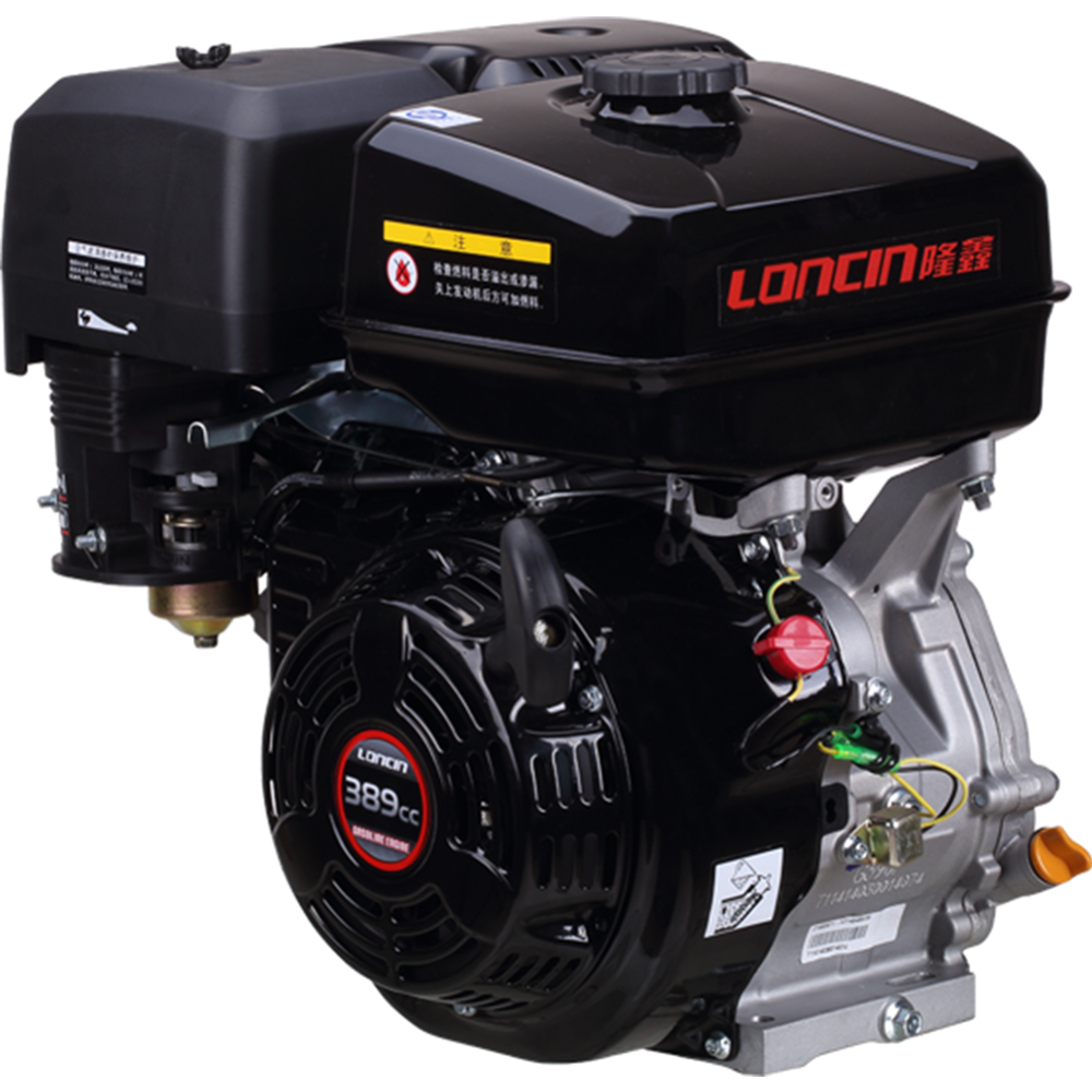 Двигатель бензиновый «Loncin» G390F-1, 13.0 л.с.