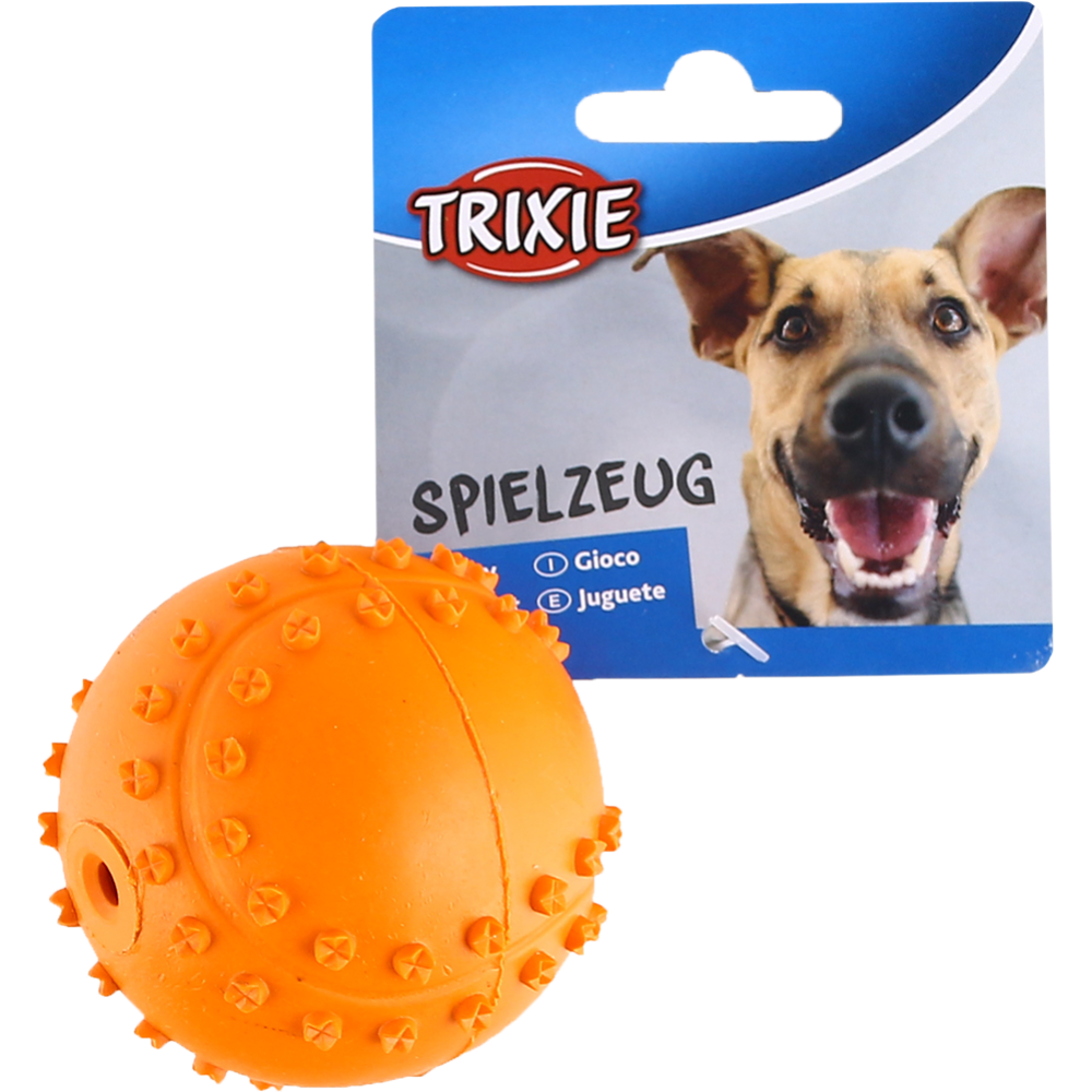 Игрушка для собак «Trixie» из каучука, мяч, со звуком, 6 см