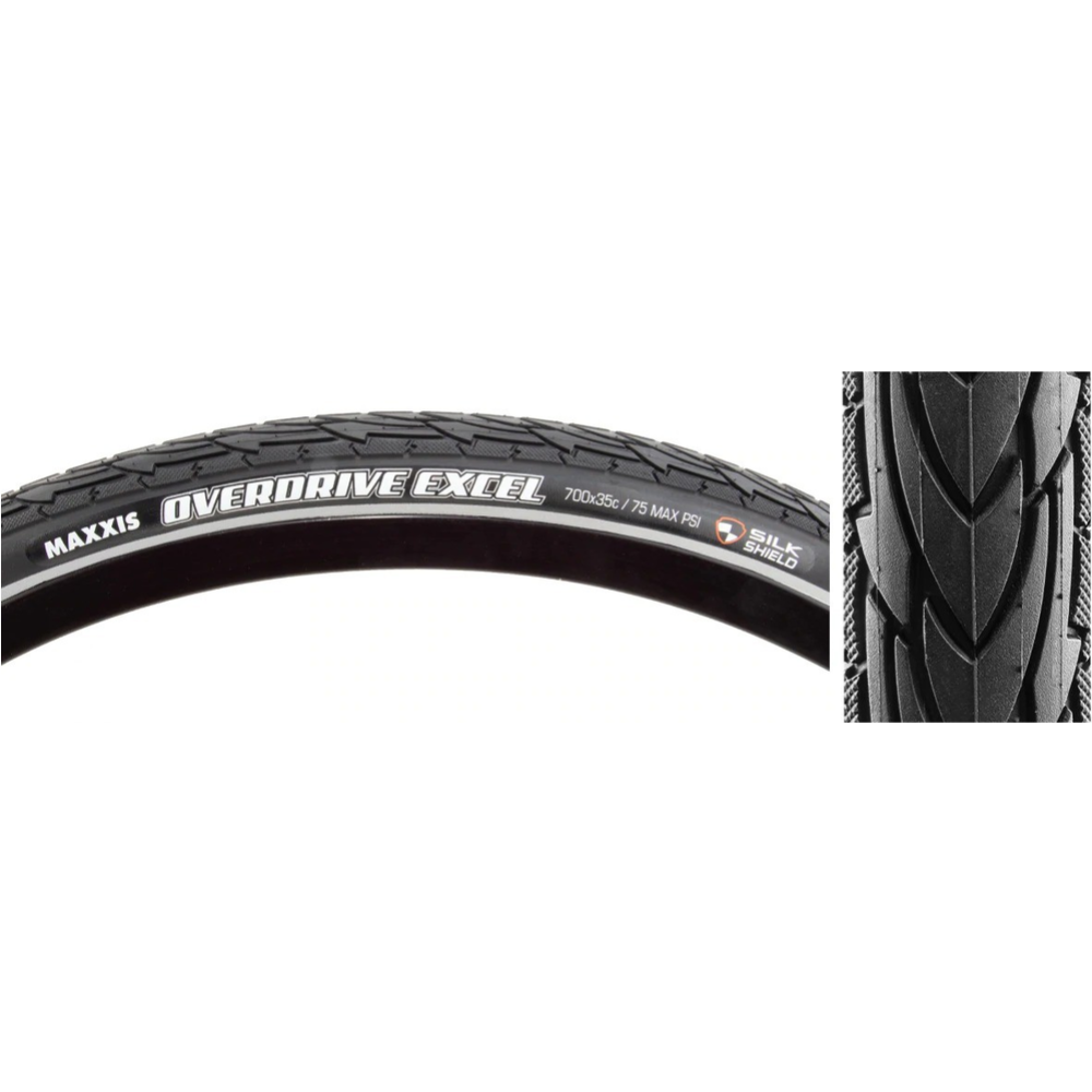 Велопокрышка «Maxxis» Overdrive Excel 700x35C TPI60 Wire, ETB00424900