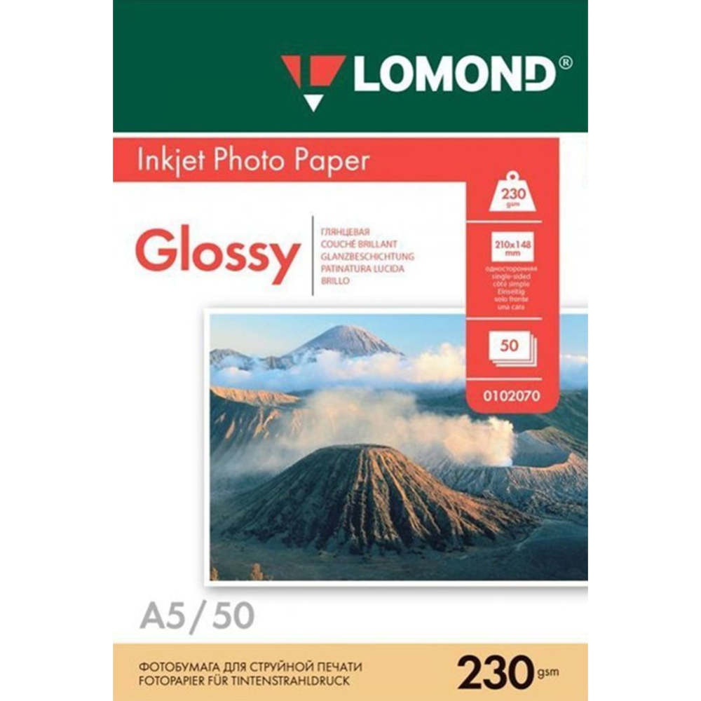 Бумага для фотопечати «Lomond» 50 листов, 102070