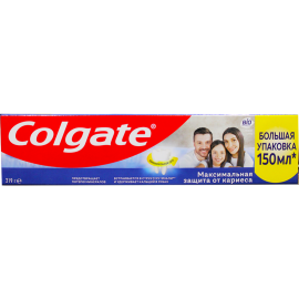 Зубная паста «Colgate» Максимальная защита от кариеса, свежая мята, 150 мл