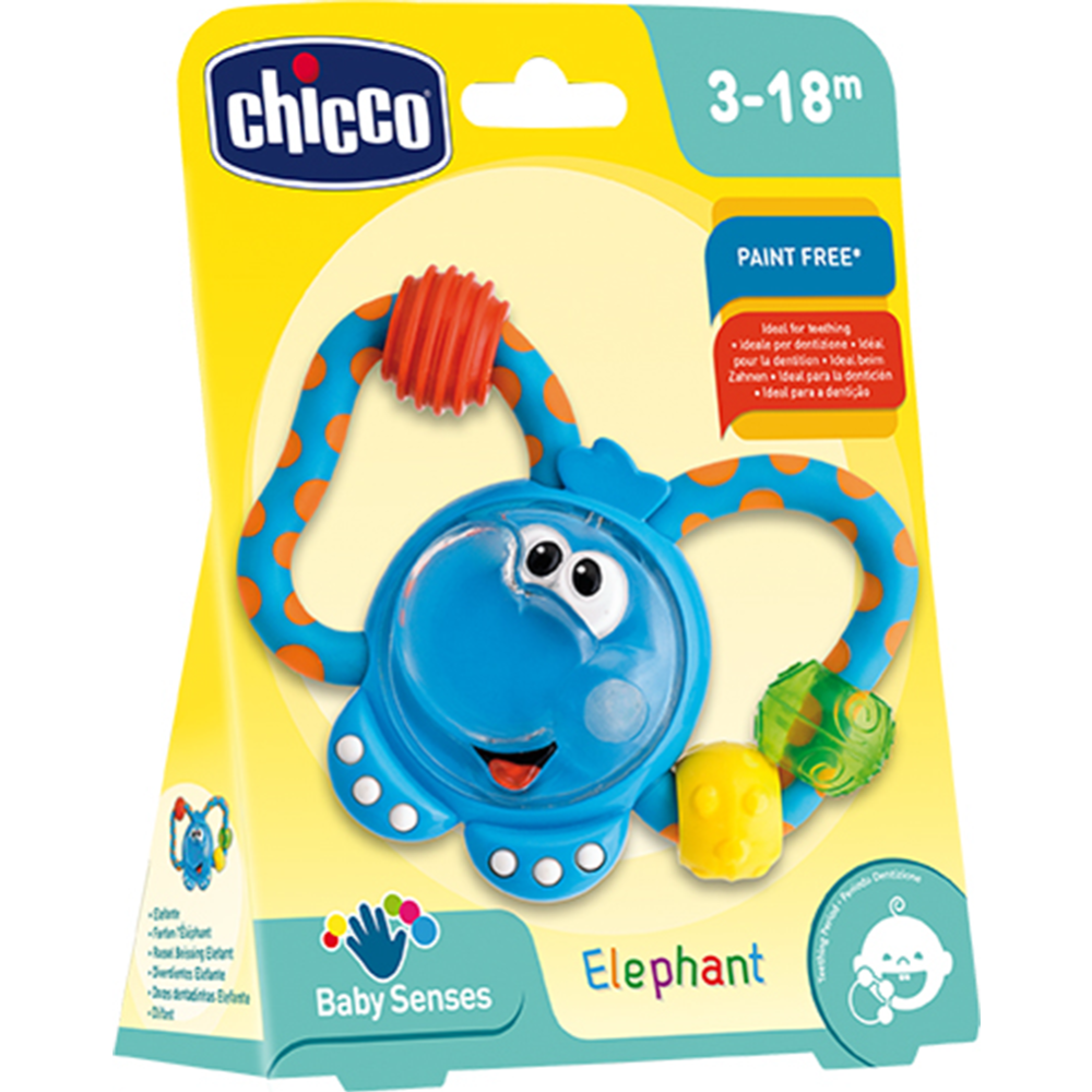 Игрушка-прорезыватель «Chicco» слоненок