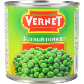 Горошек зеленый «Vernet» 400 г