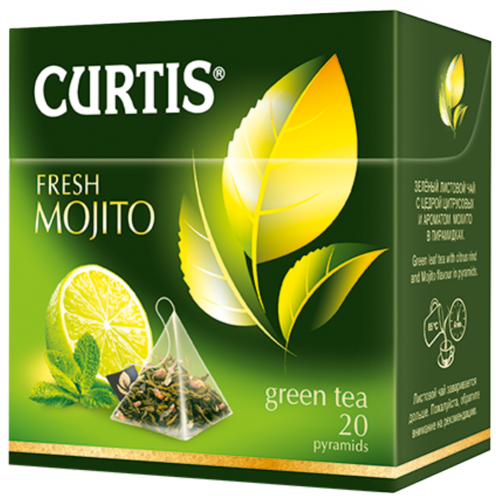 Чай зеленый «Curtis» Fresh Mojito, 20х1.7 г #0