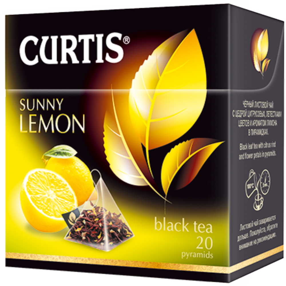 Чай черный «Сurtis» Sunny Lemon, 20х1.7 г #0