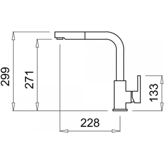 Смеситель «Elleci» C 02 G62, MGKC0262, bianco antico